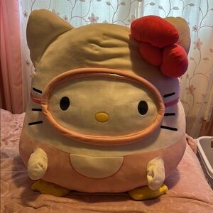 Hello Kitty Plush with Red Bow